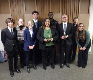 The Mock Trial team at Northern Illinois University.